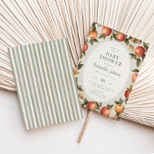 Herbstdusche Vintag Apple Baby Einladung