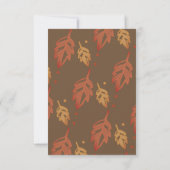 Herbstdusche von Uhu SIP & SEE Herbstdusche Einladung (Rückseite)