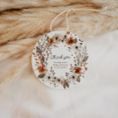 Herbstdusche Wildblume Geschenkanhänger