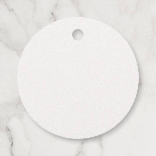 Herbstdusche Wildblume Geschenkanhänger (Rückseite)