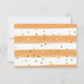 Herbstdusche Woodland Girl Kinderdusche Danke Kart (Rückseite)