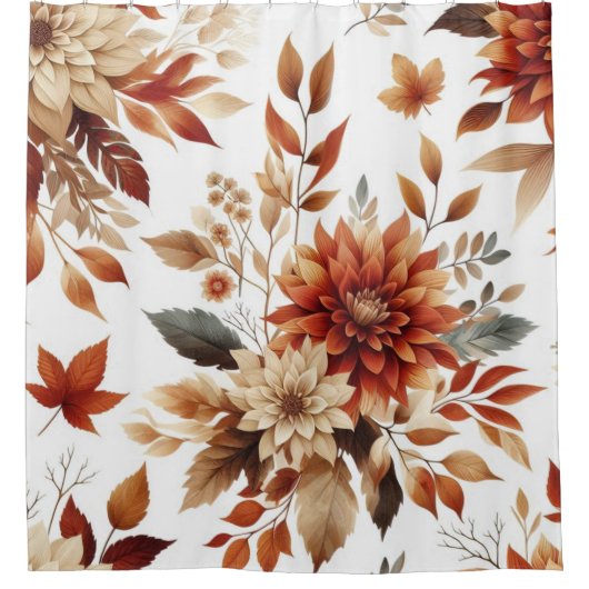 Herbstduschvorhang Duschvorhang (Vorderseite)