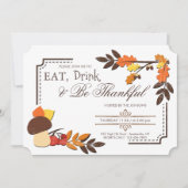 Herbstecke - Einladung (Vorderseite)