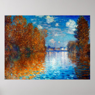 Herbsteffekt in Argentinien von Claude Monet Poster
