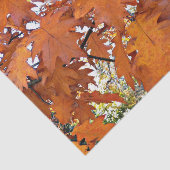 Herbsteiche Blätter floral Seidenpapier (Ausschnitt)