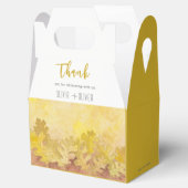 Herbsteiche Blätter Hochzeit Geschenkschachtel (Geöffnet)