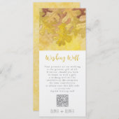 Herbsteiche Blätter Hochzeitskode Einladung (Vorne/Hinten)