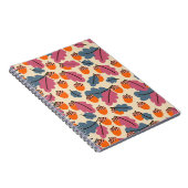 Herbsteiche: Blätter und Acornmuster Notizblock (Rechte Seite)