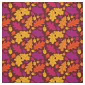 Herbsteiche Blätter und Acorns Gemustert Stoff (Muster)