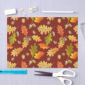 Herbsteiche Blätter und Acorns Natur Seidenpapier (Handwerk)