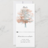 Herbsteiche Hochzeit Einladung w uAwg beigefügt (Rückseite)