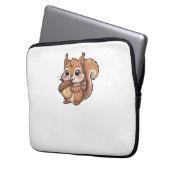 Herbsteichhörnchen Klassischer T - Shirt Laptopschutzhülle (Vorderseite Links)