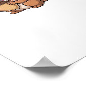 Herbsteichhörnchen Klassischer T - Shirt Poster (Ecke)