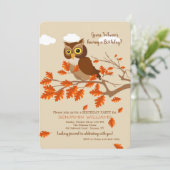 Herbsteinladung Einladung (Stehend Vorderseite)