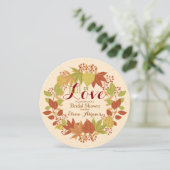 Herbsteinladung Einladung (Stehend Vorderseite)