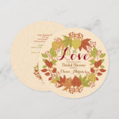 Herbsteinladung Einladung (Vorne/Hinten)