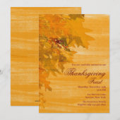 Herbsteinladung Einladung (Vorne/Hinten)