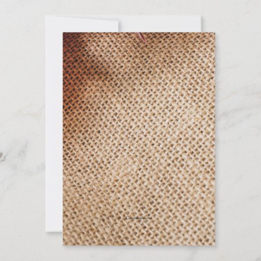 Herbsteinladung Einladung (Rückseite)