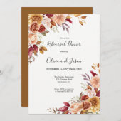 Herbstelegante Probe Dinner Einladung (Vorne/Hinten)