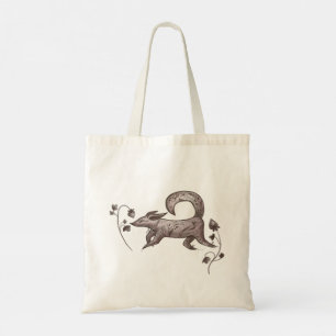 Herbsteleganter Fuchs Tragetasche