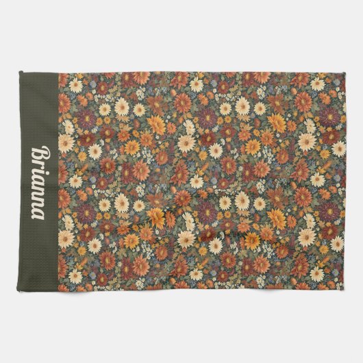 Herbsteleganz Geschirrtuch (Horizontal)