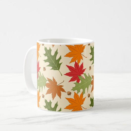 Herbsteleganz Kaffeetasse (Vorderseite Links)