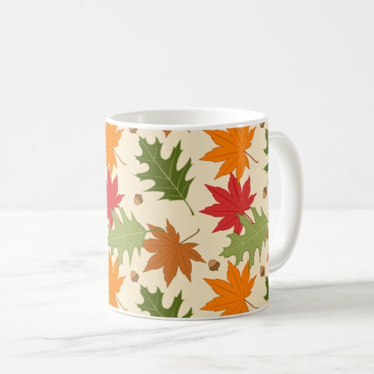 Herbsteleganz Kaffeetasse (VorderseiteRechts)