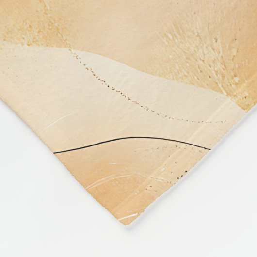 Herbsteleganz Nahtloses Muster Fleecedecke (Ecke)