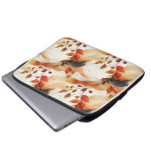 Herbsteleganz Nahtloses Muster Laptopschutzhülle (Vorne Knopf)