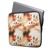 Herbsteleganz Nahtloses Muster Laptopschutzhülle (Vorderseite Links)