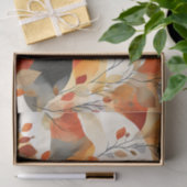 Herbsteleganz Nahtloses Muster Seidenpapier (Geschenk)