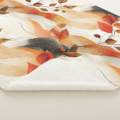 Herbsteleganz Nahtloses Muster Sherpadecke (3/4)