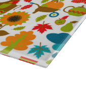 Herbstelemente Schneidebrett (Ecke)
