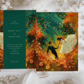 Herbstembrace Hochzeit Einladung