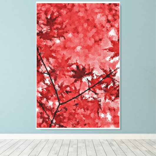 Herbstende Leinwanddruck (Insitu (Holzboden))