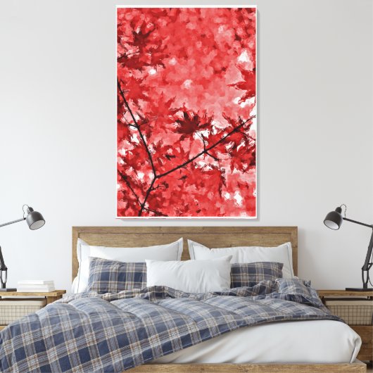 Herbstende Leinwanddruck (Insitu (Schlafzimmer))