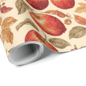 Herbsternte Apfel Geschenkpapier (Rolleneckpunkt)