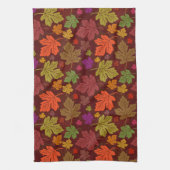 Herbsternte Blätter für farbenfrohe Ahorn Handtuch (Vertikal)
