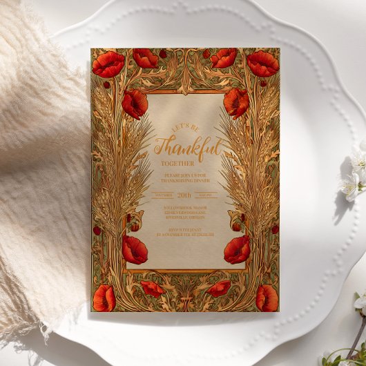 Herbsternte Blumenfeier Einladung