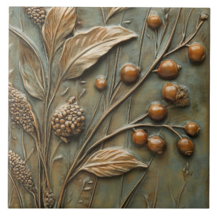 Herbsternte botanische Berry-Imitate Fliese