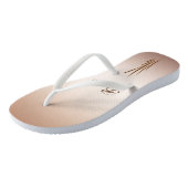 Herbsternte Braut Badesandalen (Schrägansicht)