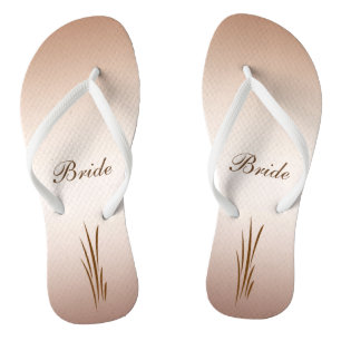 Herbsternte Braut Badesandalen