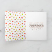 Herbsternte Brautparty Dankeskarte (Innenseite)