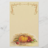 Herbsternte Briefpapier (Vorderseite)