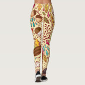 Herbsternte: Der Beste Korb der Natur Leggings (Rückseite)