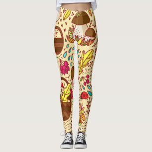 Herbsternte: Der Beste Korb der Natur Leggings