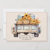 Herbsternte Einladung (Rückseite)