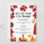 Herbsternte Erntedank Einladung (Vorderseite)