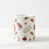 Herbsternte Erntedank Kaffeemaschine Tasse (Mittel)