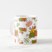 Herbsternte Erntedank Kaffeetasse (Vorderseite Links)